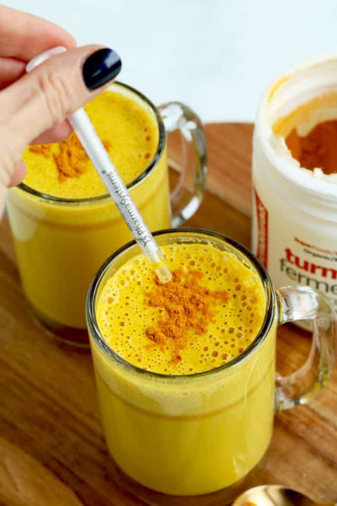 Fermented Turmeric and CBD Infused Latte from Naughty Nutrition