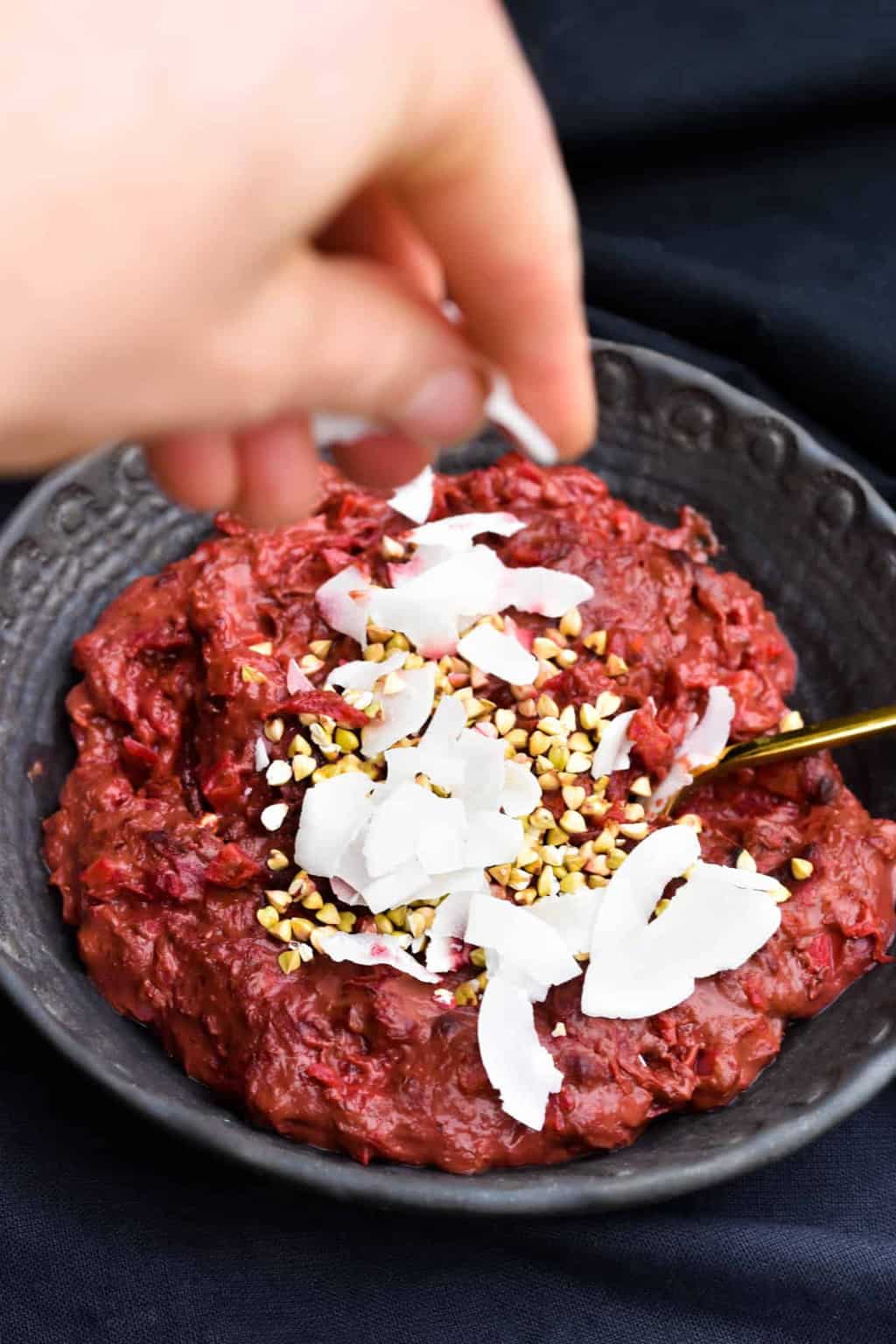 Red Velvet Oatmeal Porridge