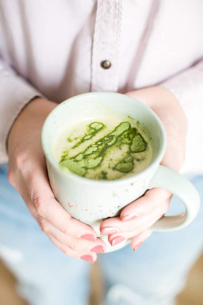 Maca Tahini Matcha Latte