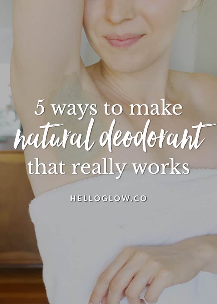 5 Ways to Make Natural Deodorant