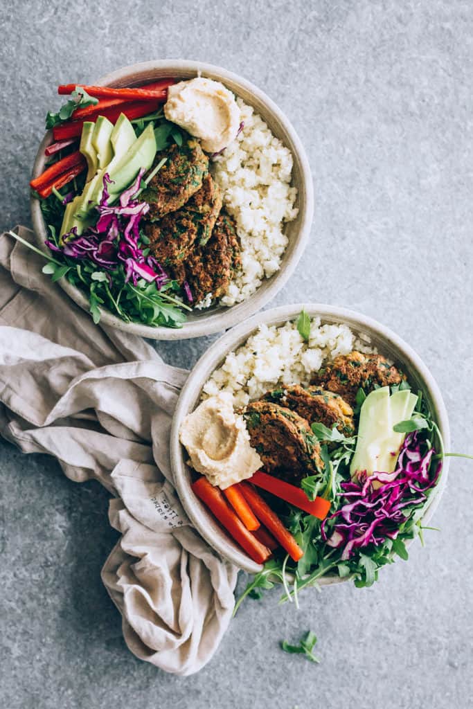 Cauliflower Falafel Power Bowl from Hello Veggie