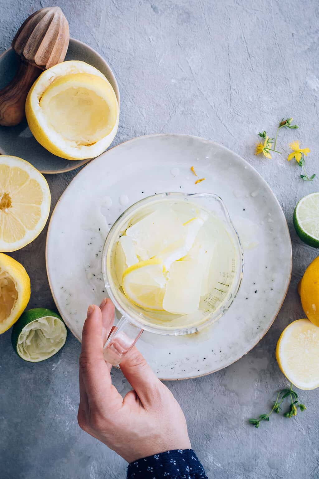 Ice Cube Hack for Lemon Water