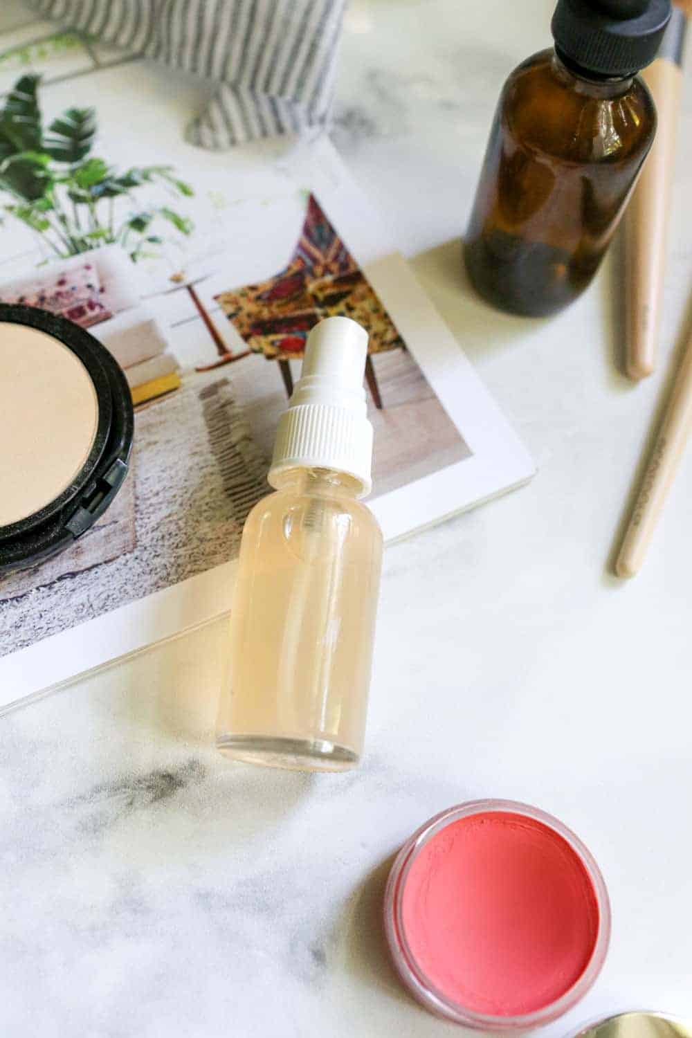 Diy Makeup Setting Spray For Soft Dewy Skin Despite The Heat Hello Glow