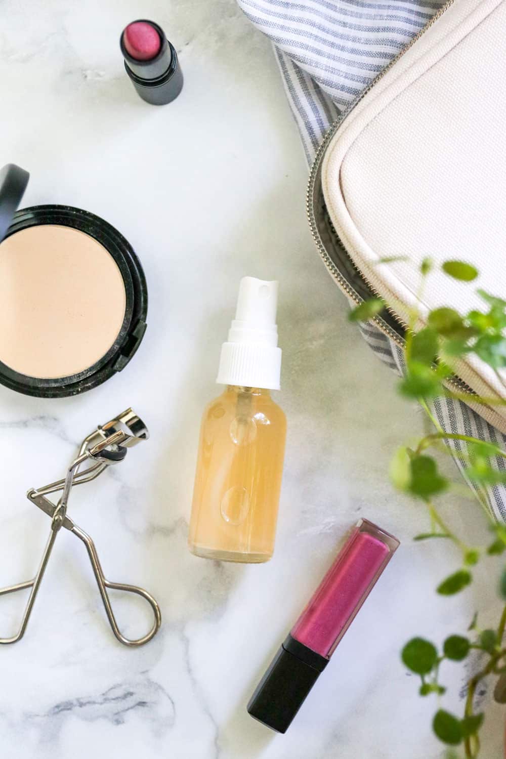 diy makeup setting spray with aloe vera gel