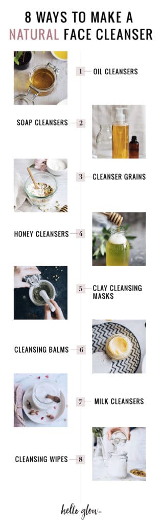 8 Ways to Make Your Own Natural Facial Cleanser | Hello Glow