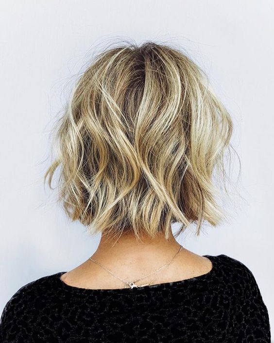 Textured Blunt Bob Cut