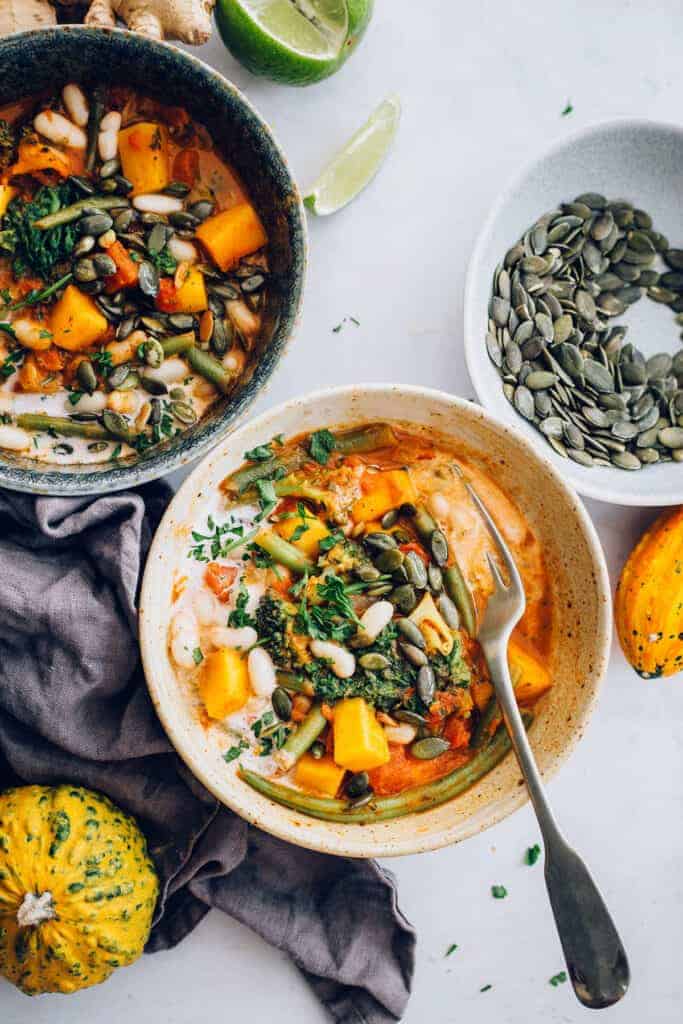 Warming Butternut Squash Curry with Coconut Milk