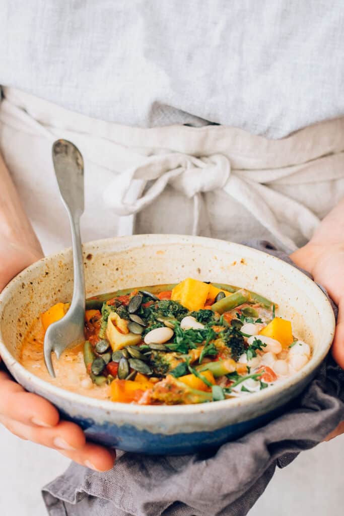 Warming Butternut Squash Curry with Coconut Milk