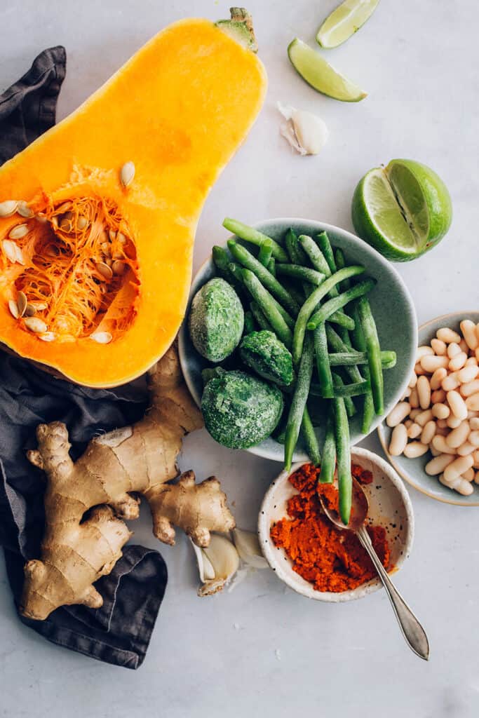 Warming Butternut Squash Curry with Coconut Milk