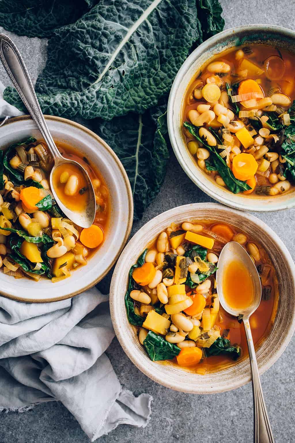 white bean vegetable soup