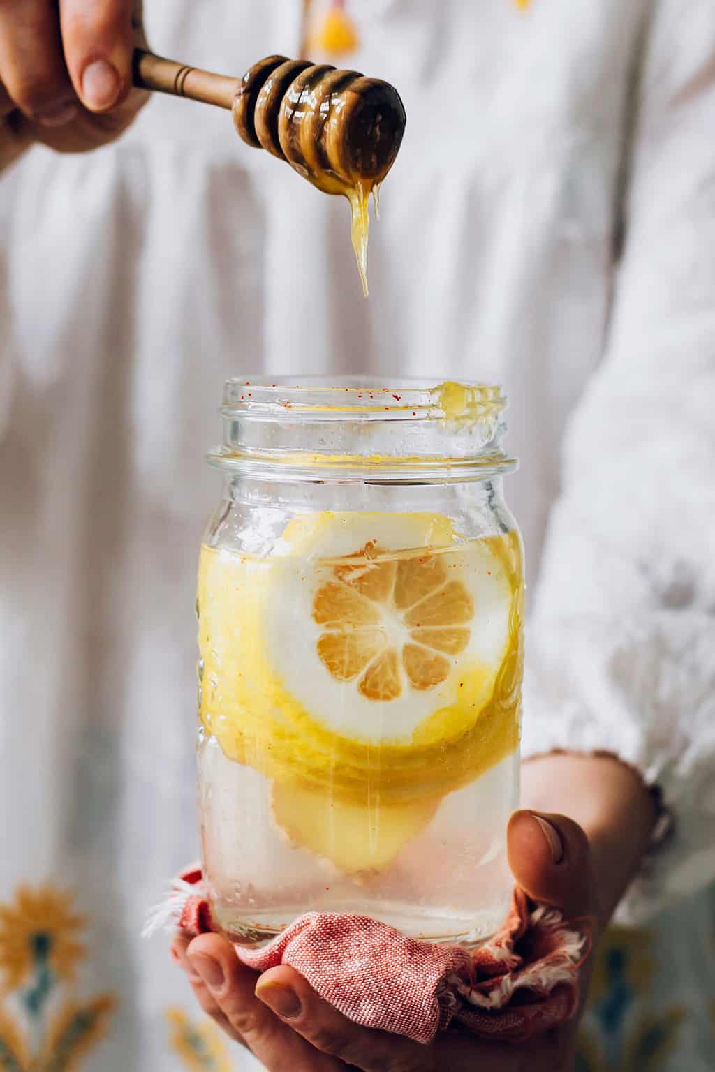 Lemon Water with Honey