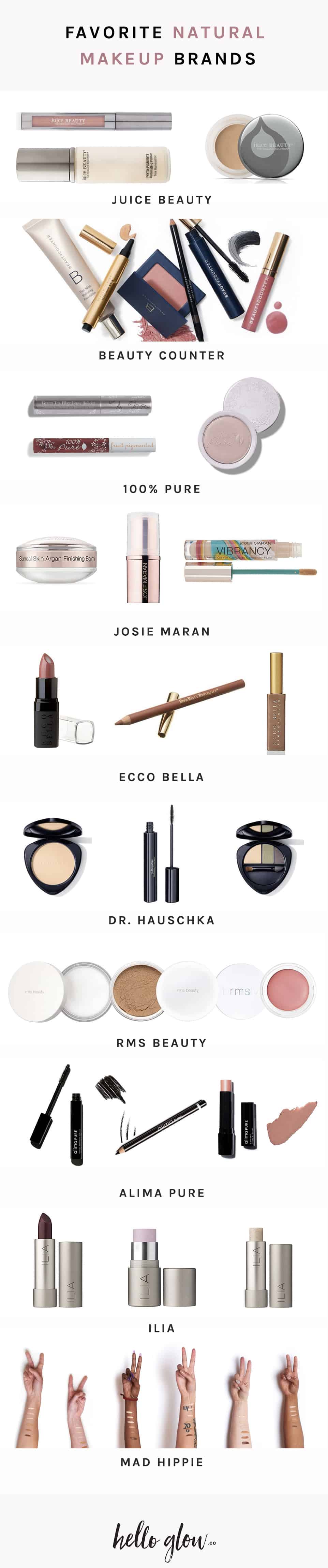 10 Best Natural Makeup Brands - Hello Glow