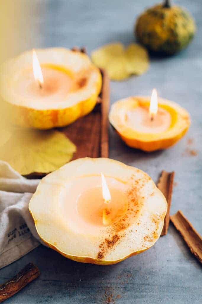 Cinnamon Pumpkin Candles | 19 DIY Candles