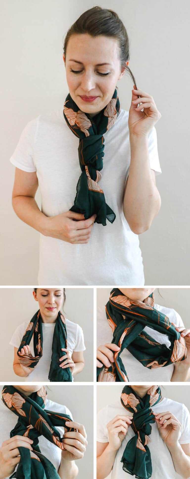 19 Super Stylish Ways to Tie a Scarf Different Ways of Tying a Scarf