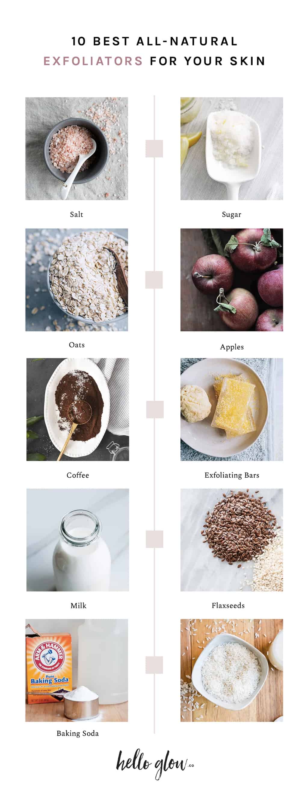 Natural exfoliation methods