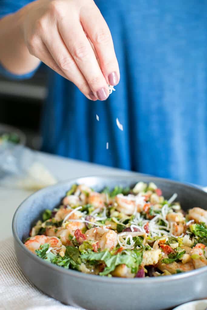 Warm Salad Recipe with Kale