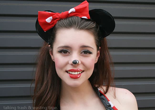 Minnie Mouse Halloween Makeup