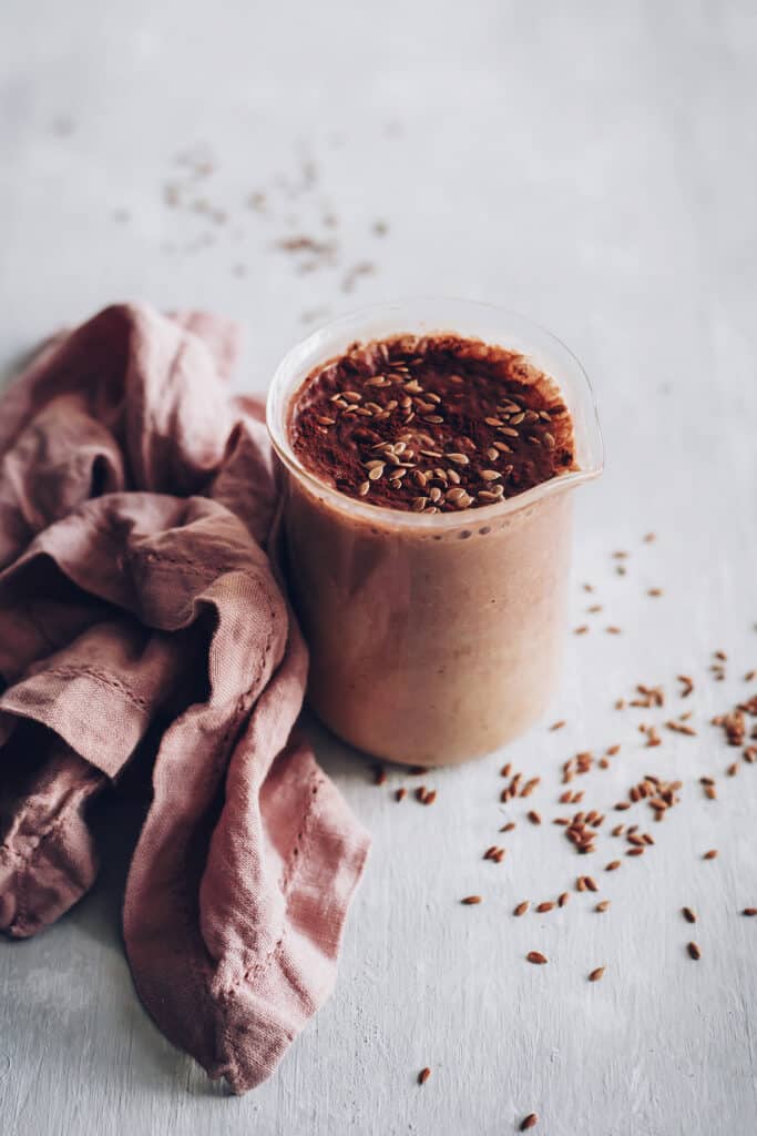 Dark Chocolate Breakfast Milkshake with Probiotics