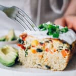 Make Ahead Breakfast Recipe - Quinoa Egg Bake