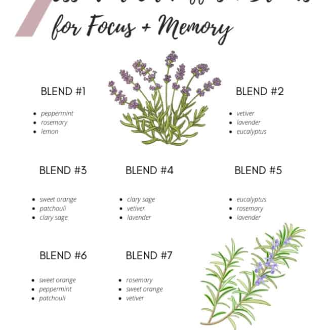 7 essential oil diffuser blends for focus + memory - Hello Glow