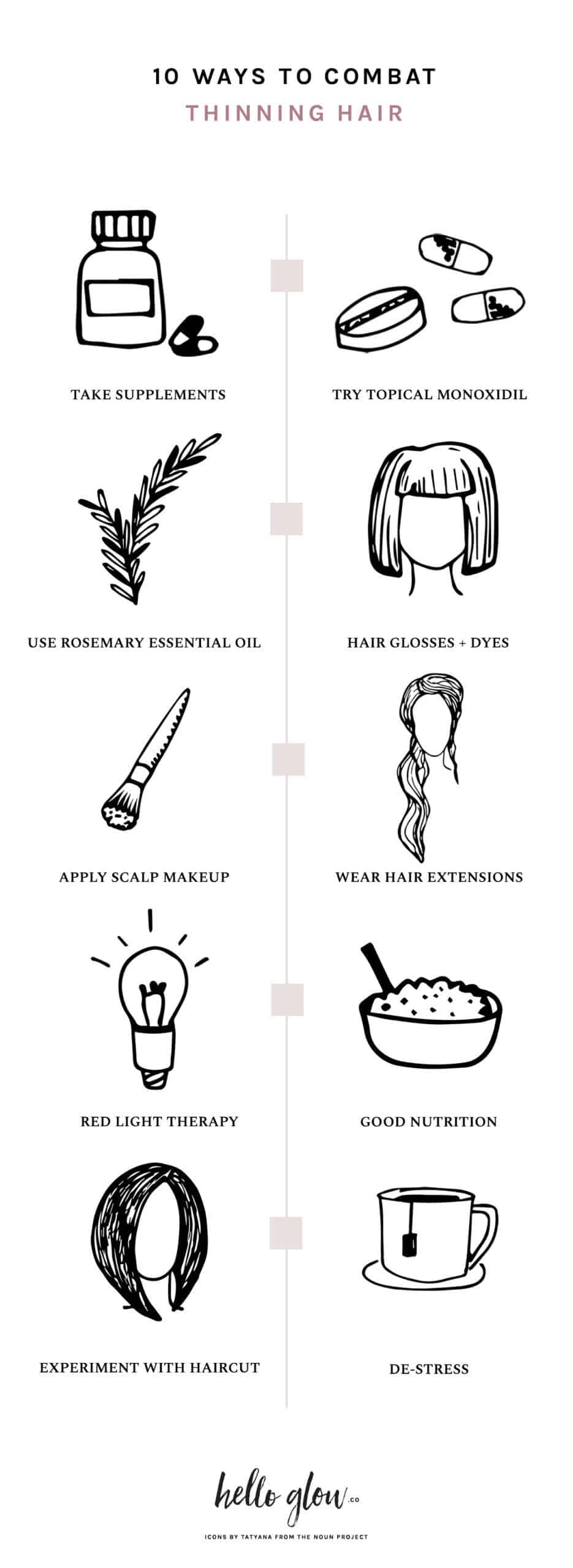 10 Ways to Combat Thinning Hair