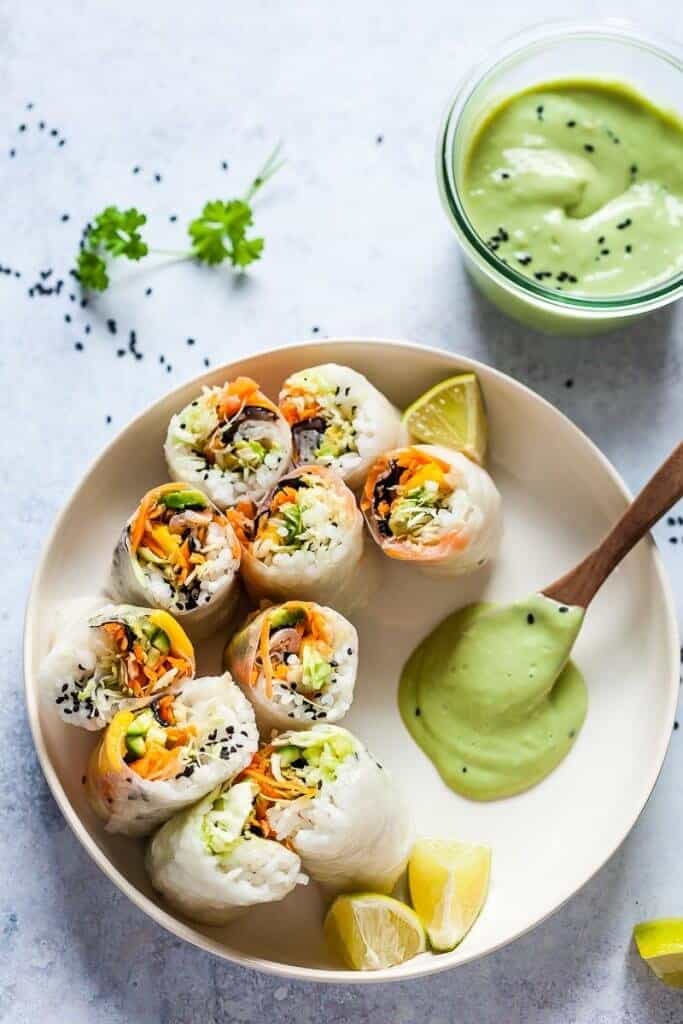 Vegan Sushi Spring Rolls