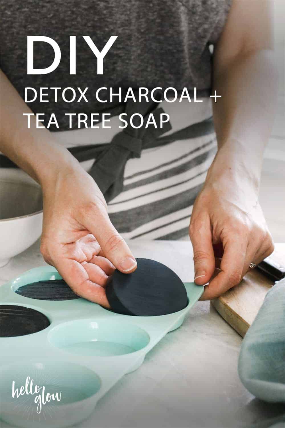 Detox charcoal soap DIY