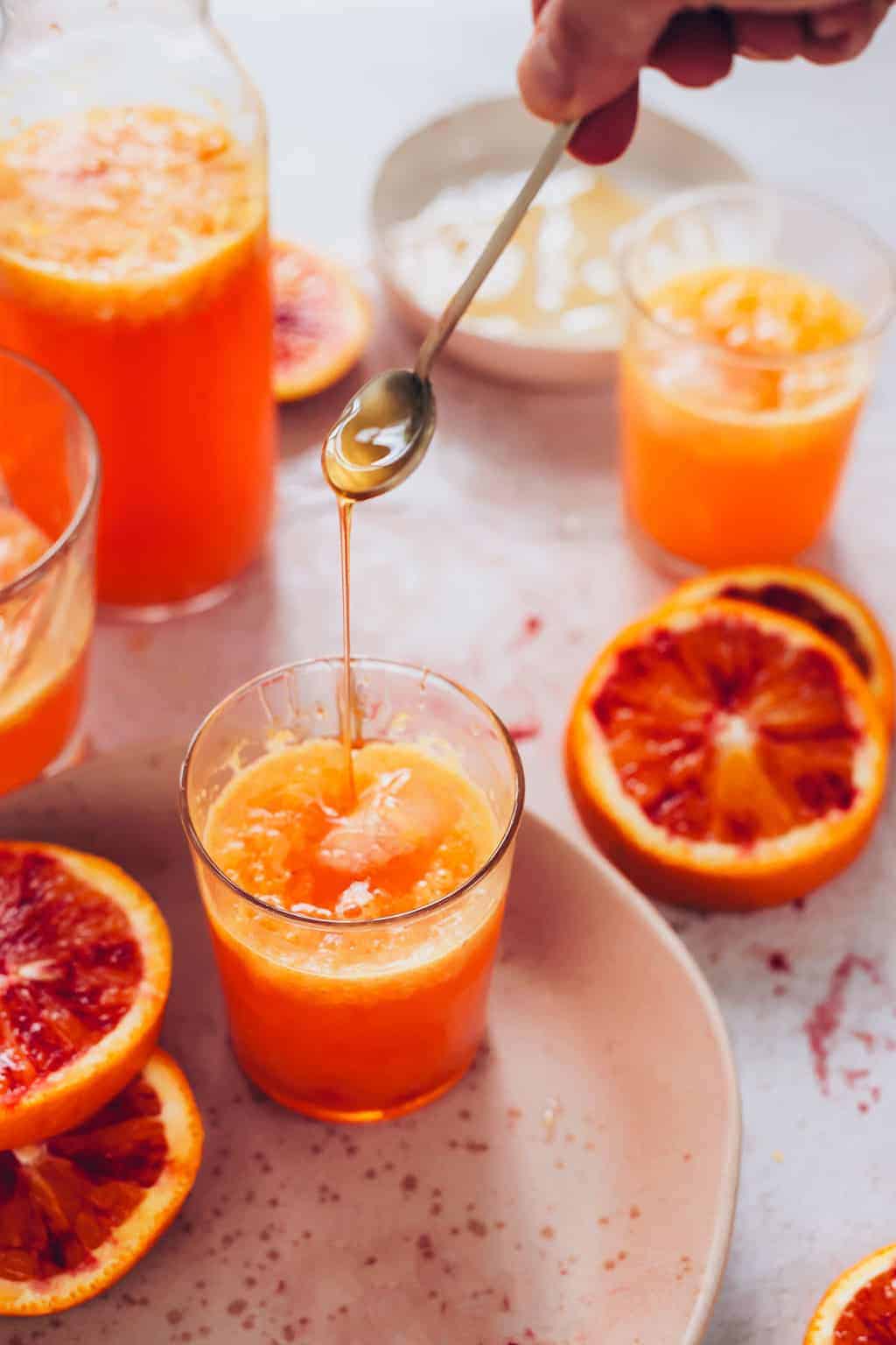 Blood Orange Italian Soda Recipe | Hello Glow