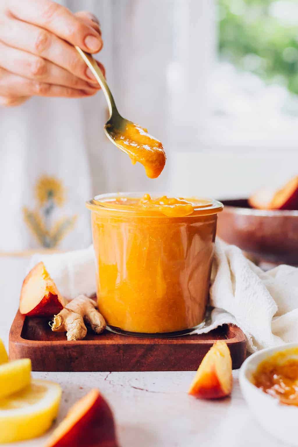 Ginger Peach Jam Recipe