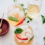 Peach Kombucha Sangria Recipe