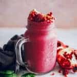 Antioxidant Rich Pomegranate Smoothie - Hello Glow