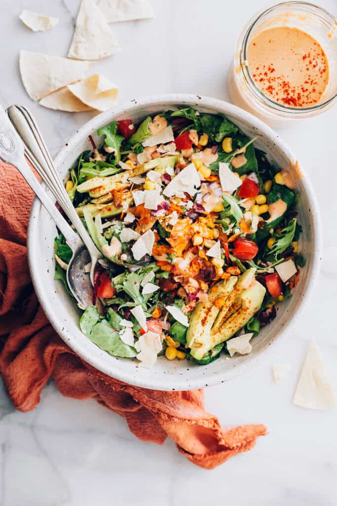 tools and equipment used in preparing salads