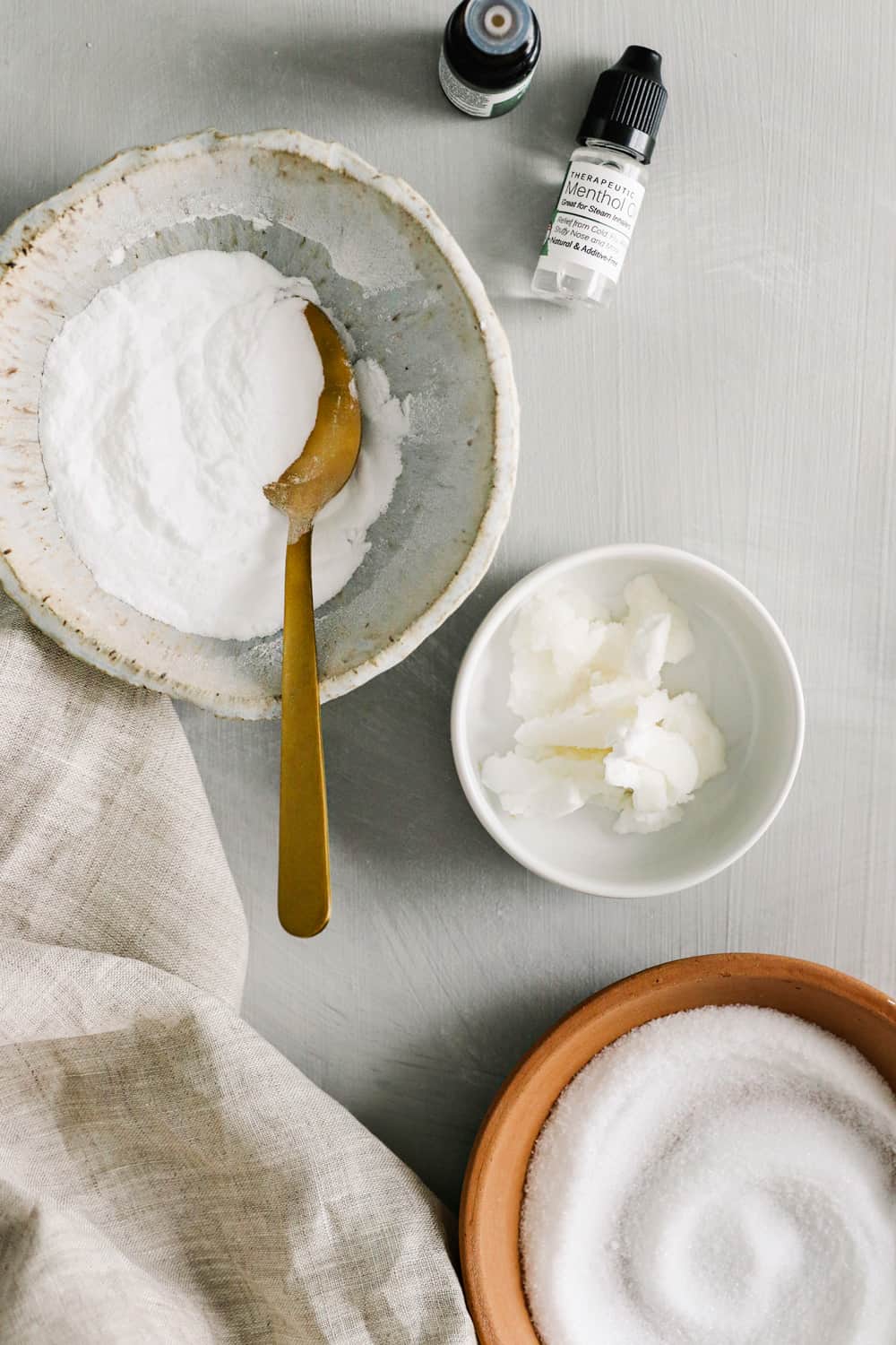 Ingredients for Shower Steamers for Congestion