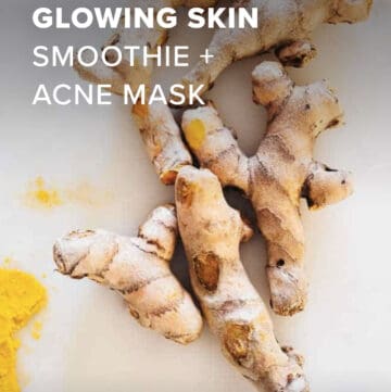 Turmeric Glowing Skin Smoothie + Acne Mask - Hello Glow