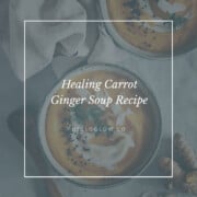 Healing carrot ginger soup