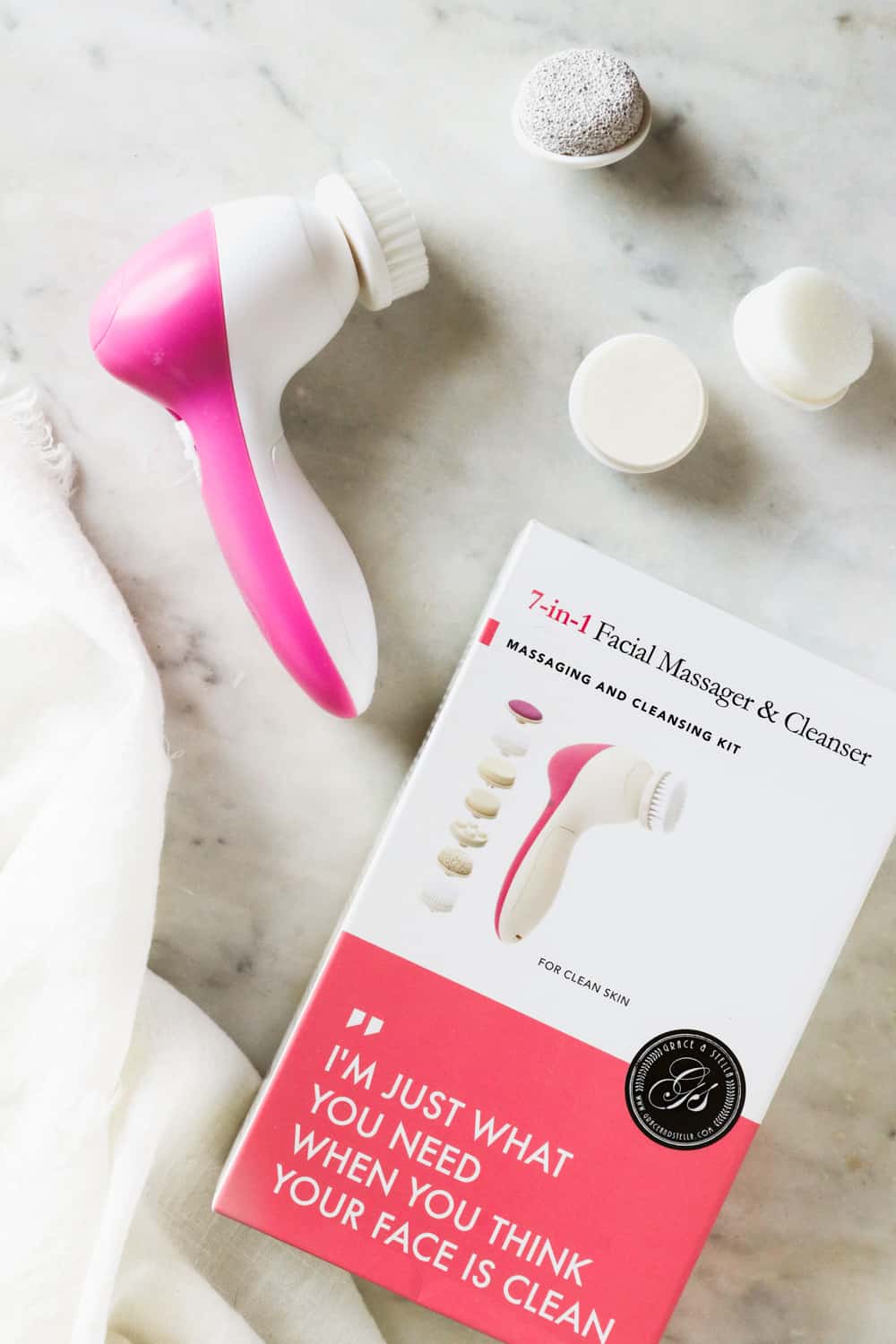 Grace & Stella 7-in-1 Spin Brush | Beauty Gift Guide