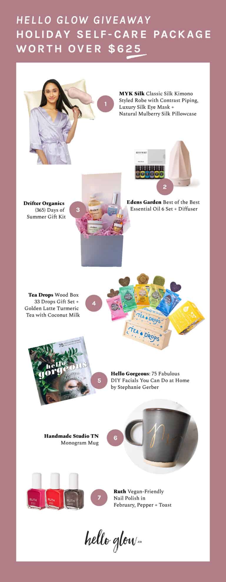 Holiday Self-Care Giveaway (Prizes Worth More than $625!) | Hello Glow