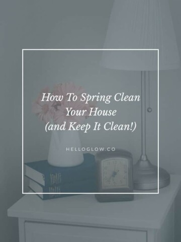 How to spring clean your house