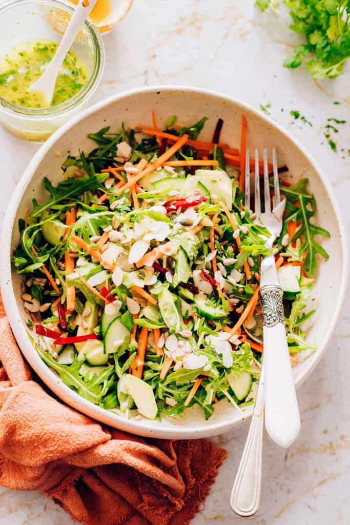 Tools & Utensils in Preparing Salad, Prepare Salad & Dressing