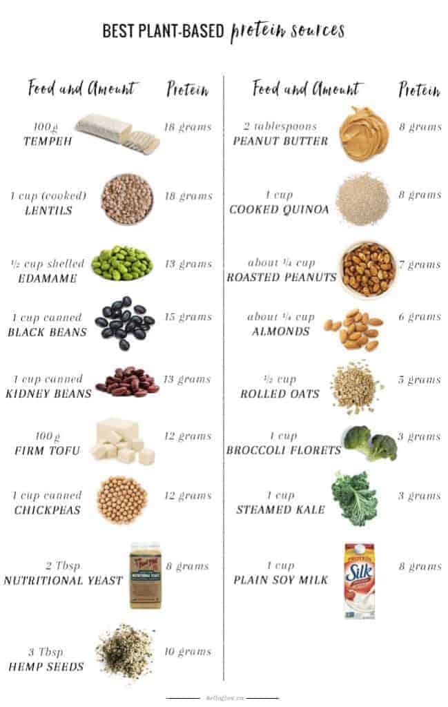 Best sources of plant protein - Hello Glow