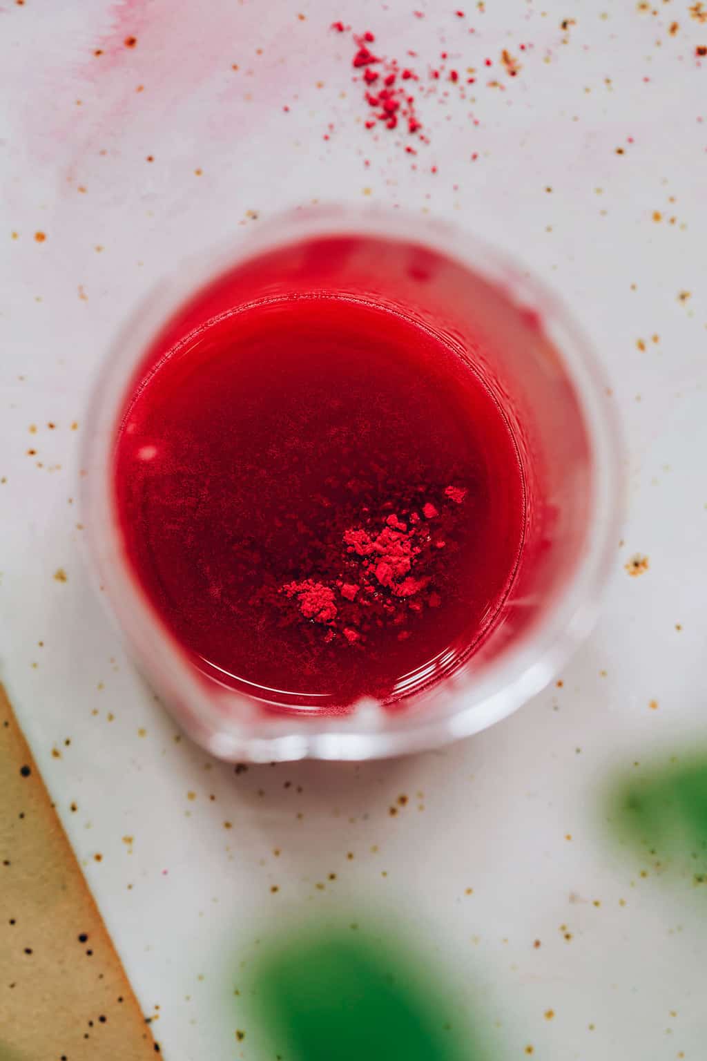 How to make a DIY lip gloss with beet root powder