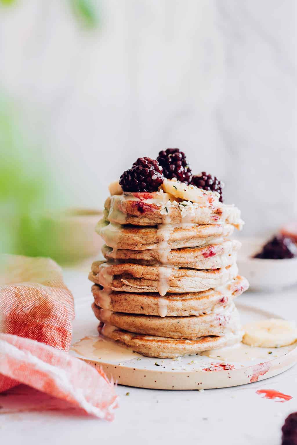 How to make protein pancakes with hemp hearts