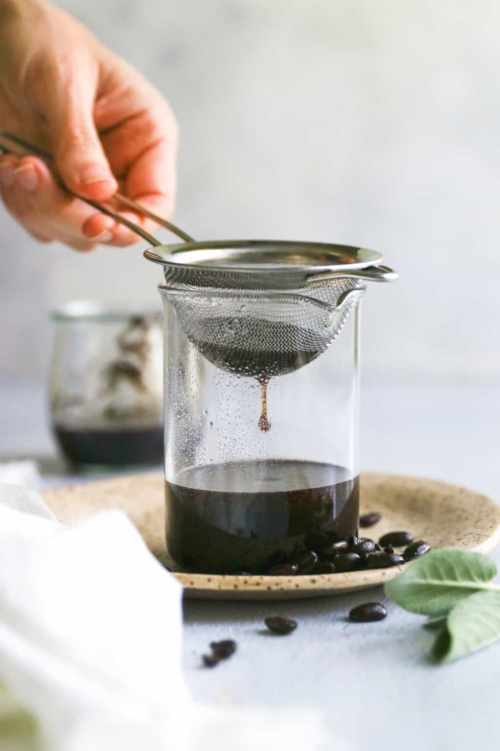 Infusing Oil with coffee