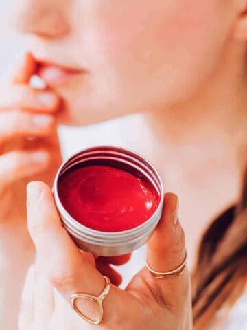 DIY Lip Stain with Beets