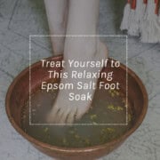 Foot Soak with Epsom Salt