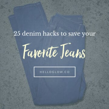 25 Denim Hacks to Save Your Favorite Jeans - Hello Glow