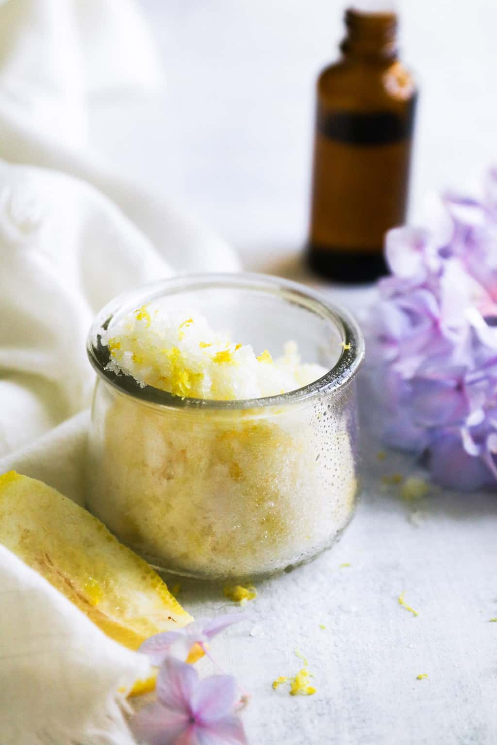 Make your own sugar scrub recipe at home with just two ingredients - sugar and oil - then add as many fun extras as you like!