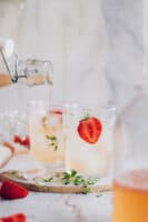 Strawberry Thyme Water kefir