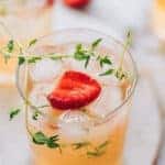 Stawberry Thyme Water Kefir Recipe