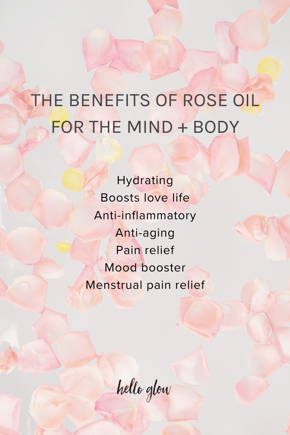 Rose oil benefits 